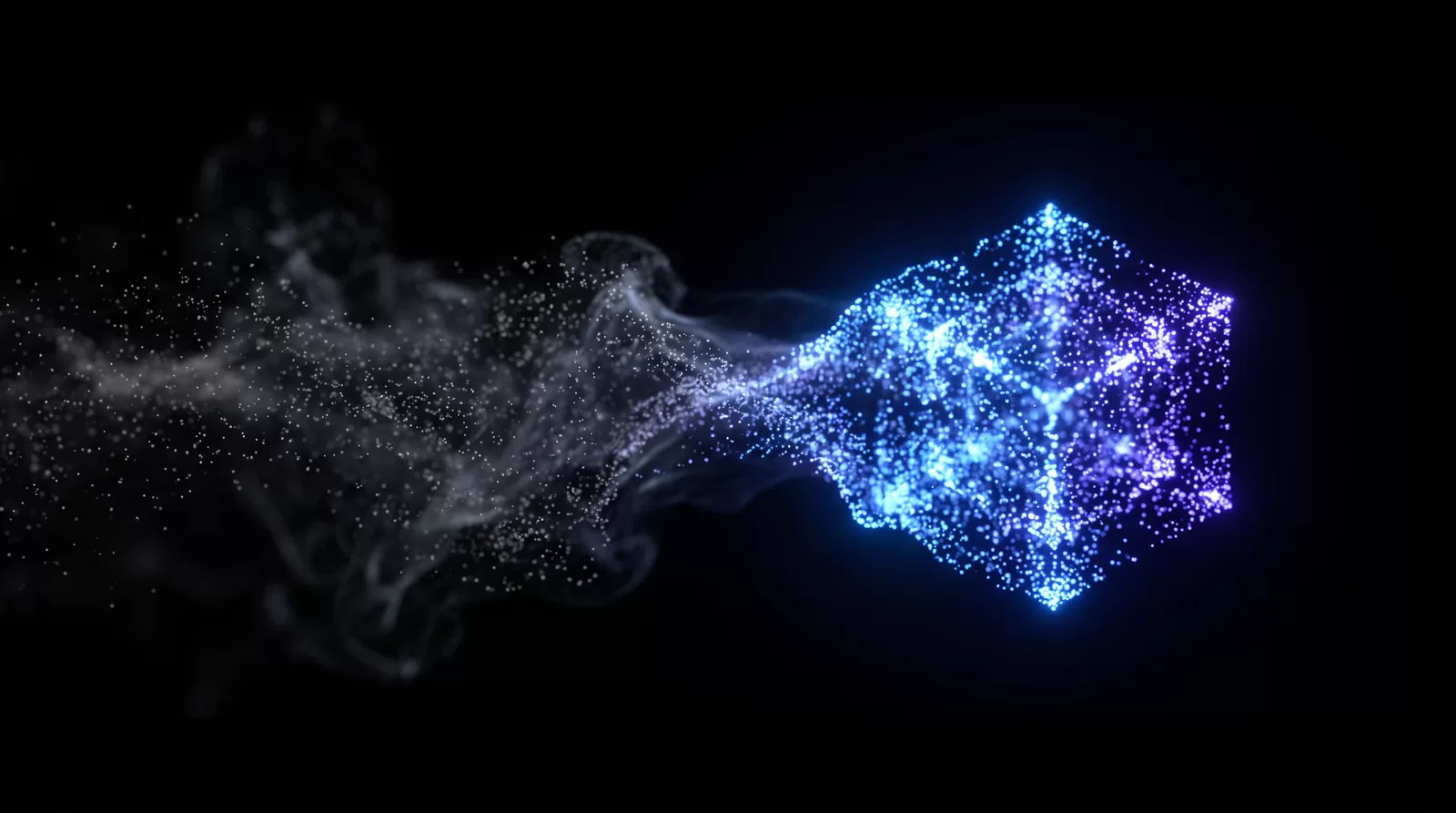 Ilustración abstracta de inteligencia artificial aplicada a una pyme